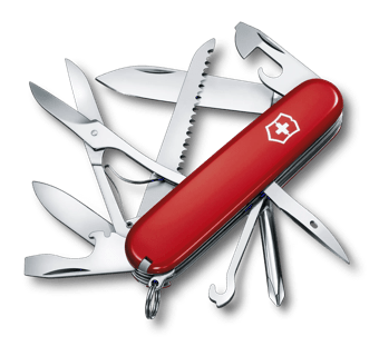 Victorinox Coltello per verdure pieghevole Swiss Classic in rosso