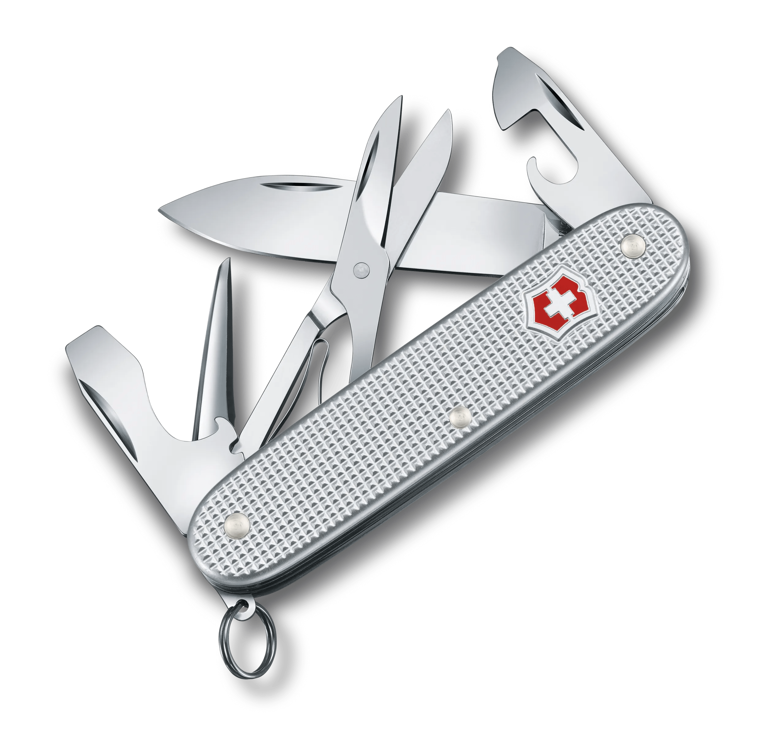 Victorinox Pioneer X Swiss Army Knife Silver Alox (9-in-1) - Blade HQ