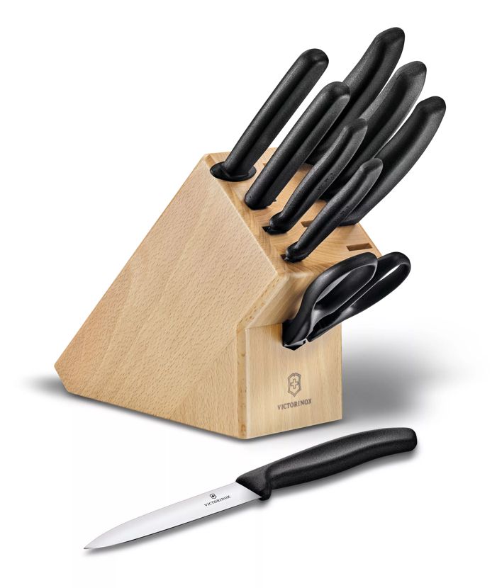 Swiss Classic Cutlery Block, 9 Pieces - null