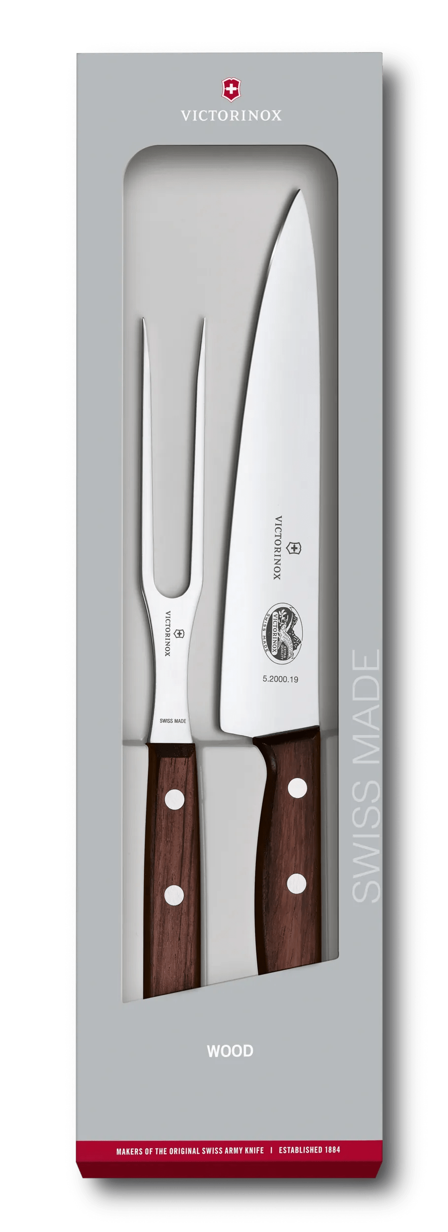 Set per taglio carne Wood, 2 pezzi-5.1020.2G