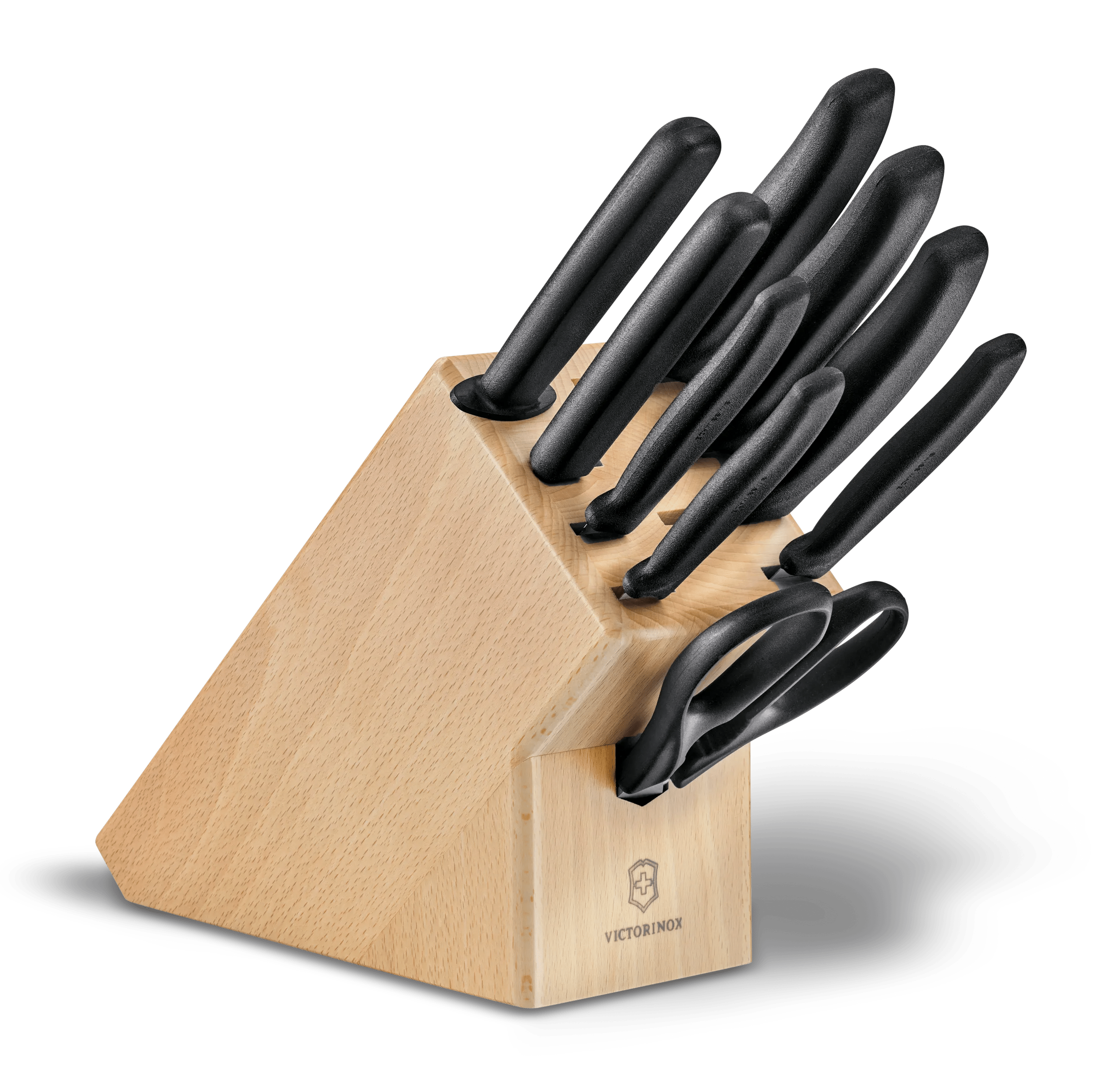 Victorinox Swiss Classic Cutlery Block in Brown