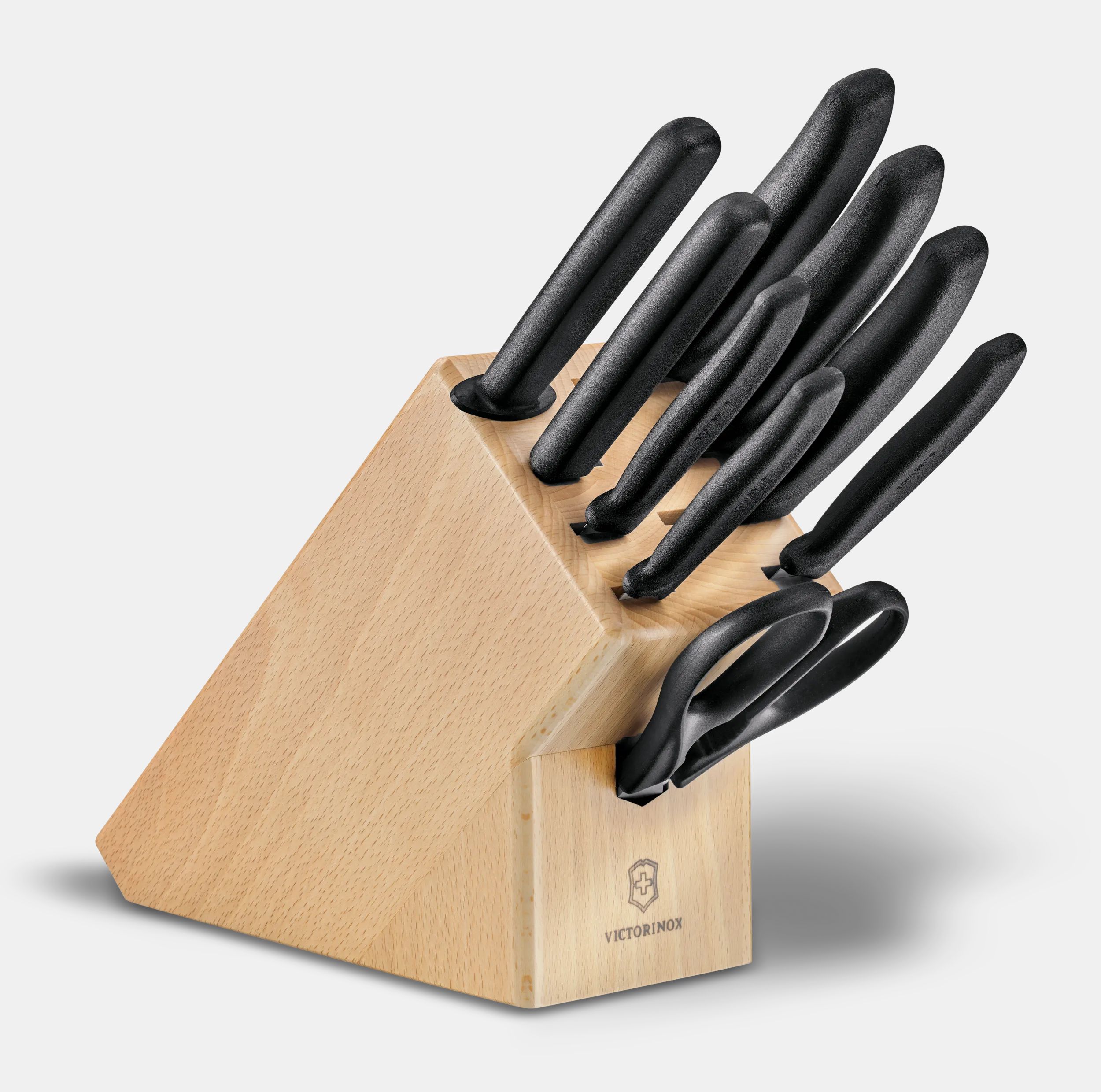 Victorinox Swiss Classic Cutlery Block 9 Pieces in black 6.7193.9