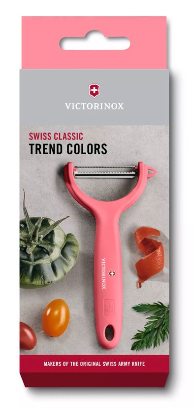 Swiss Classic Trend Colors Tomato and Kiwi Peeler - 7.6079.12