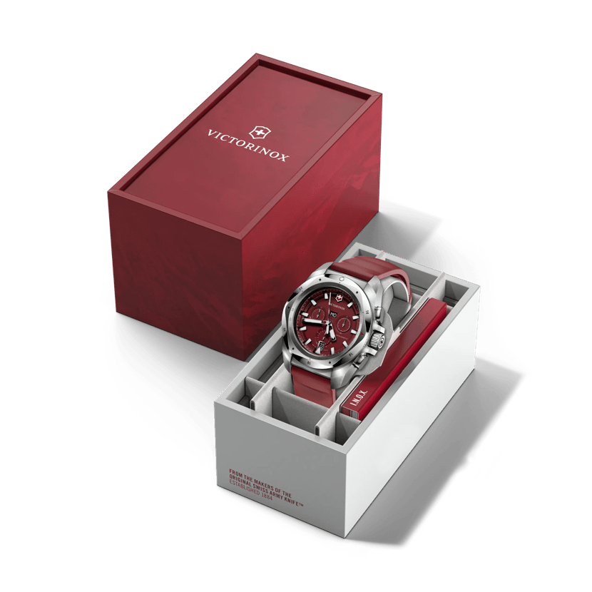 Victorinox best sale inox red