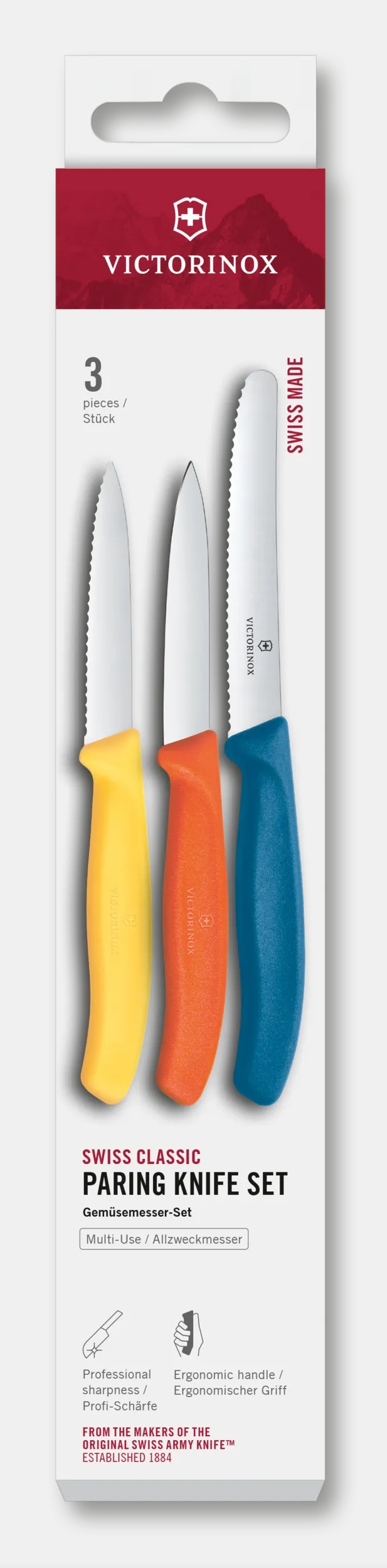 Swiss Classic Paring Knife Set, 3&nbsp;Pieces - 6.7116.32C1