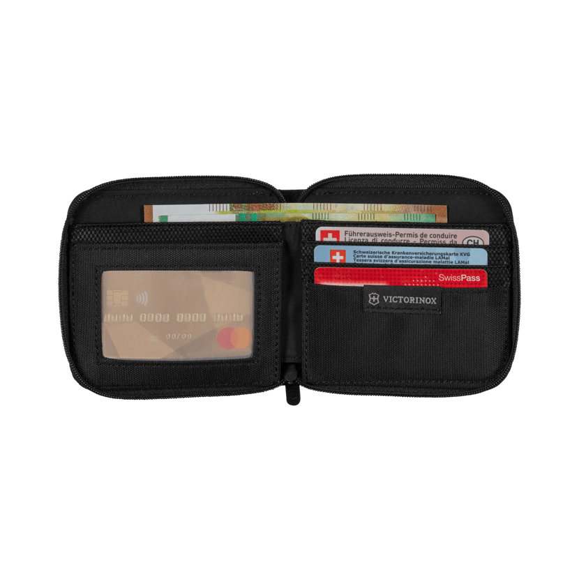 Victorinox ZipAround Wallet in black 610395