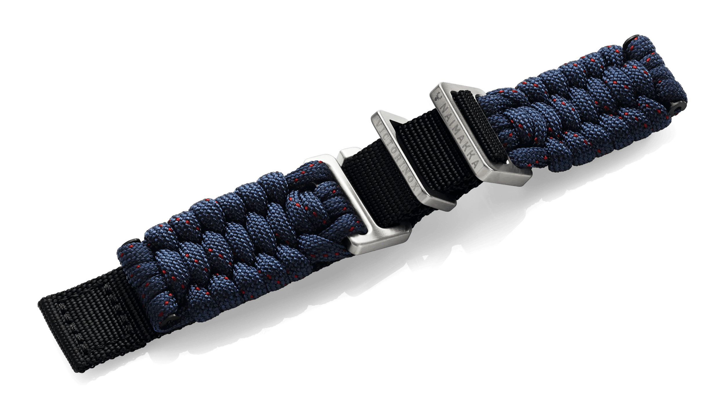 Victorinox Blue paracord strap with buckle in Blue paracord strap