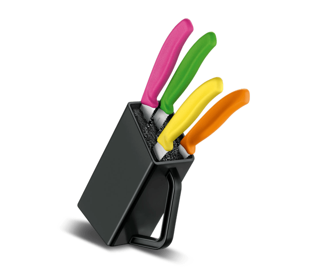 Swiss Classic Steak and Pizza Knife Block, 4 pieces-6.7126.4