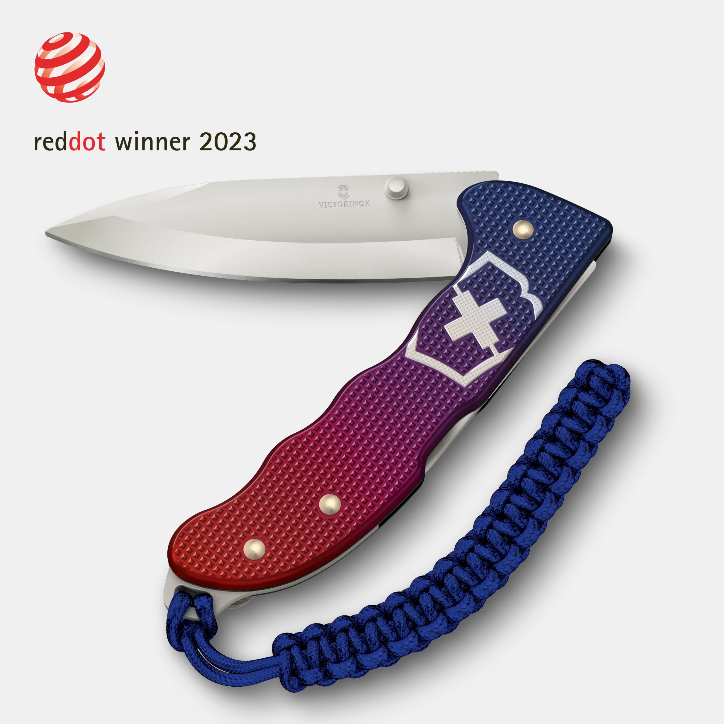 Victorinox Evoke Alox in Blue-red - 0.9415.D221