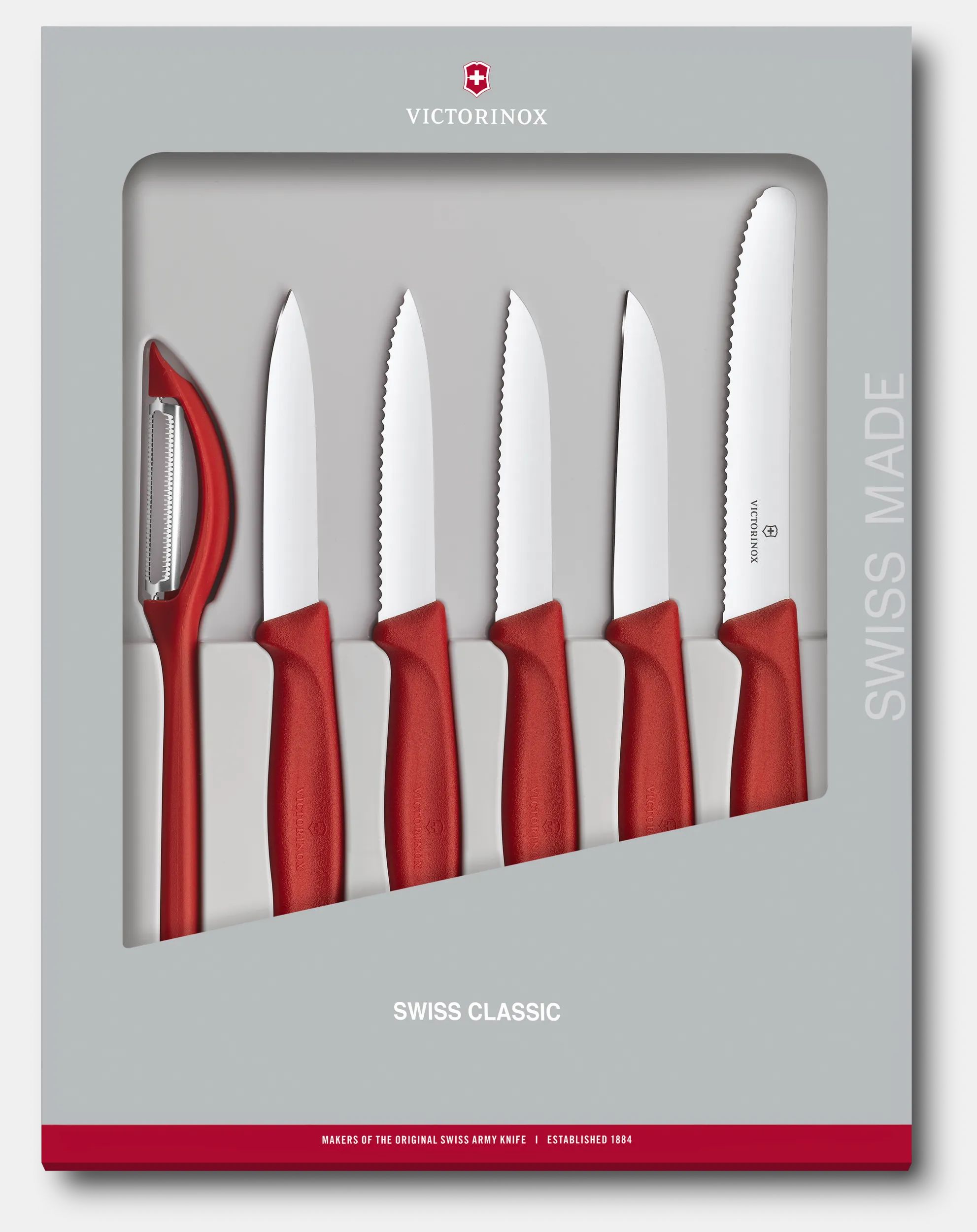 Swiss Classic Paring Knife Set 6 pieces