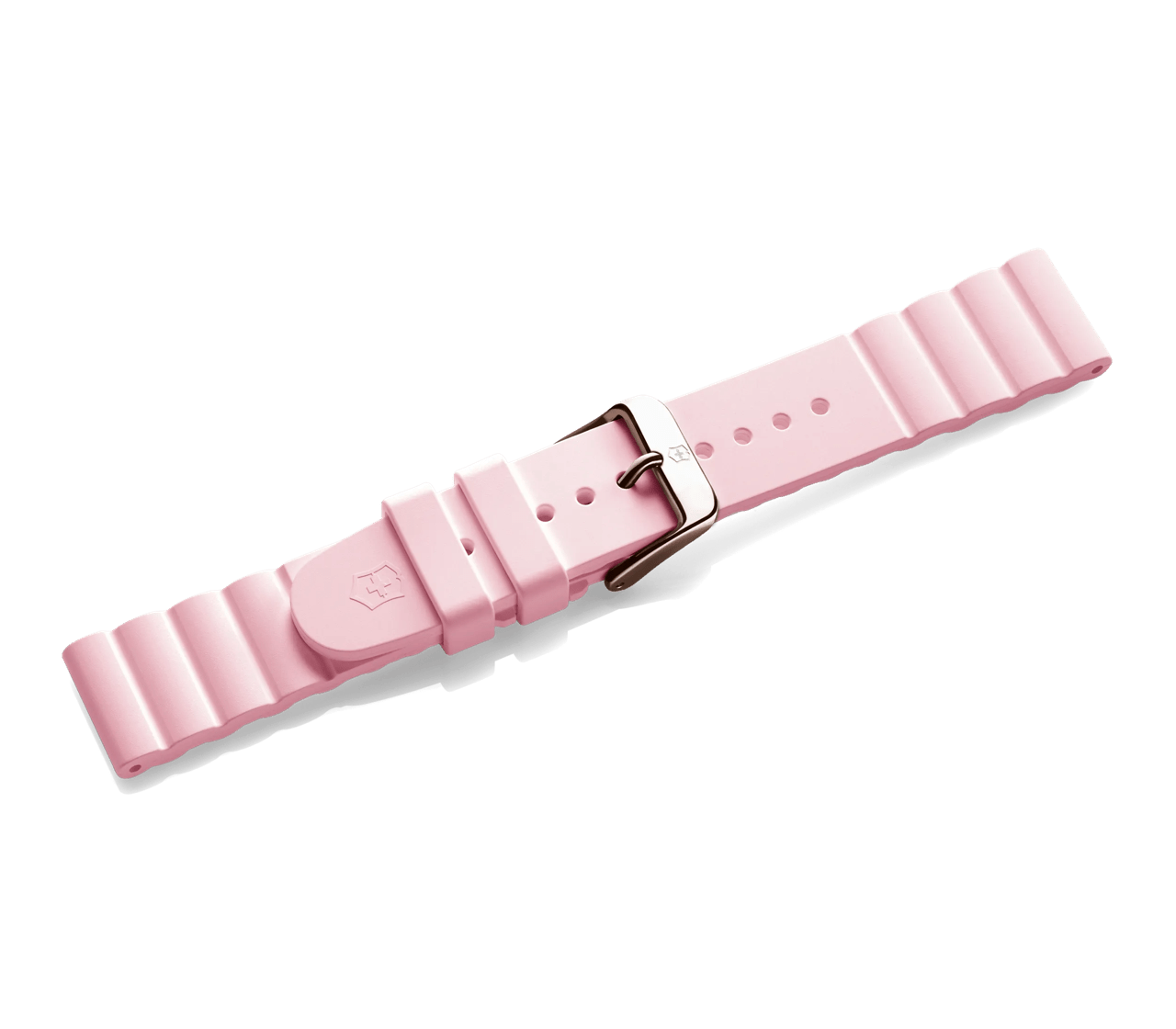 Pink rubber strap with buckle - null