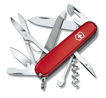 Victorinox Swiss Army Knife 91mm Climber Silver Tech Pocket Tools 1.3703.T7