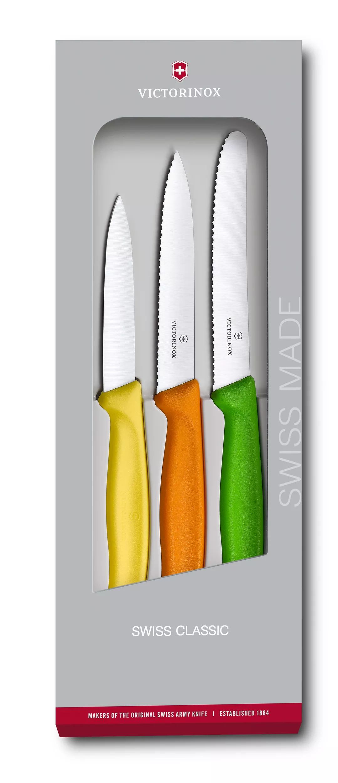 Set di coltelli per verdura Swiss Classic, 3 pezzi-6.7116.31G