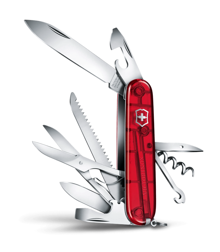 Victorinox ハントマン レッド トランスペアレント - 1.3713.T