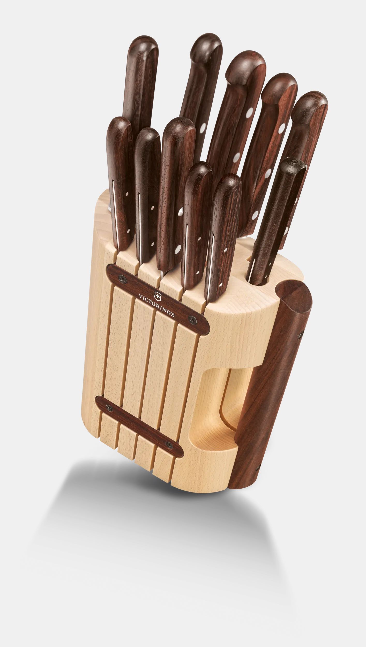 Victorinox Wood Cutlery Block 11 pieces in beech 5.1150.11