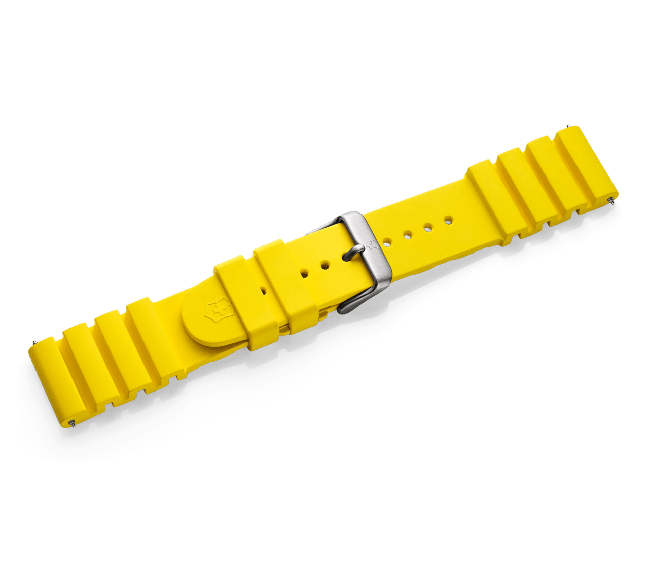 Yellow rubber strap with buckle - null