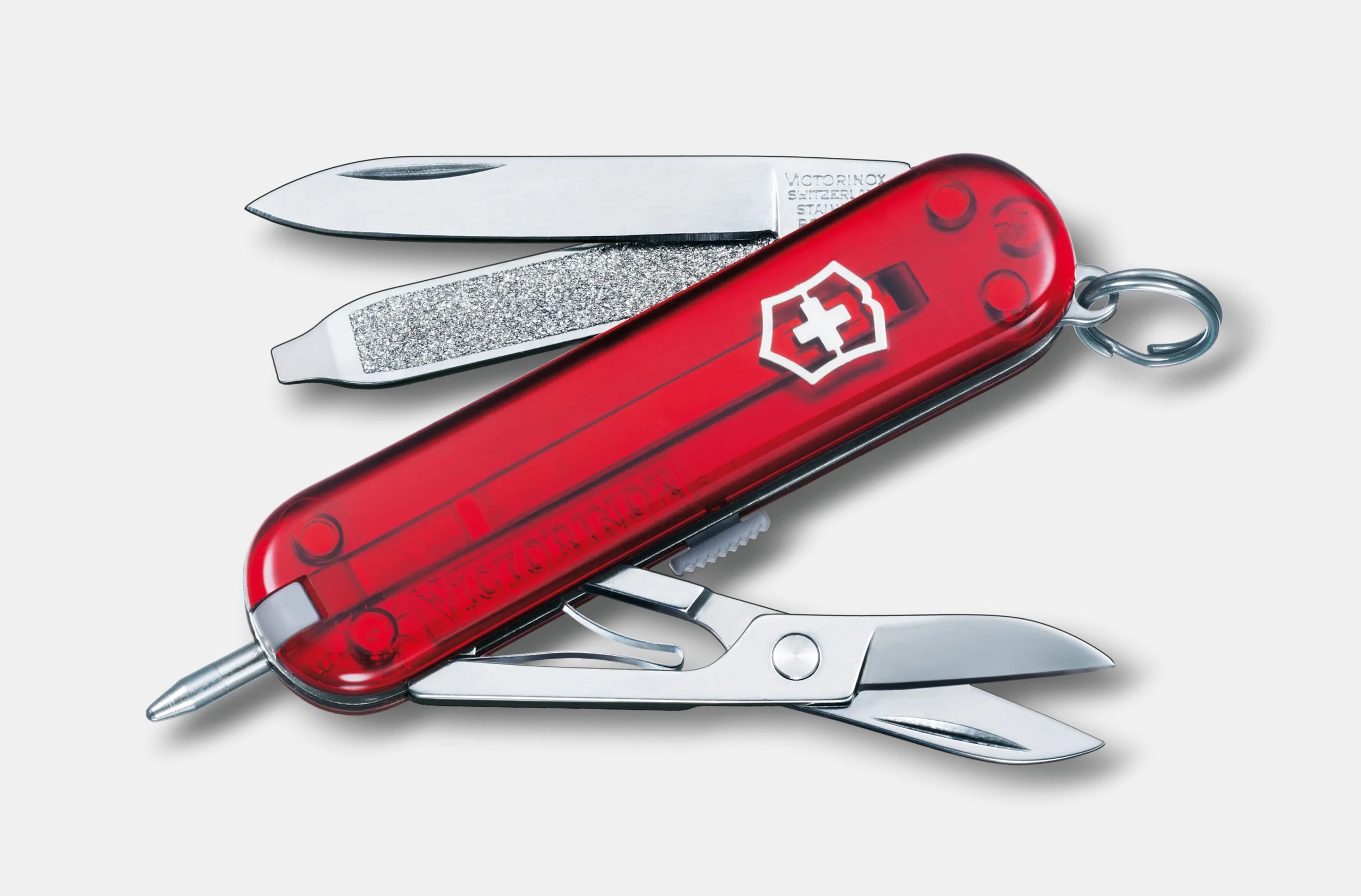 Victorinox Signature in red transparent 0.6225.T