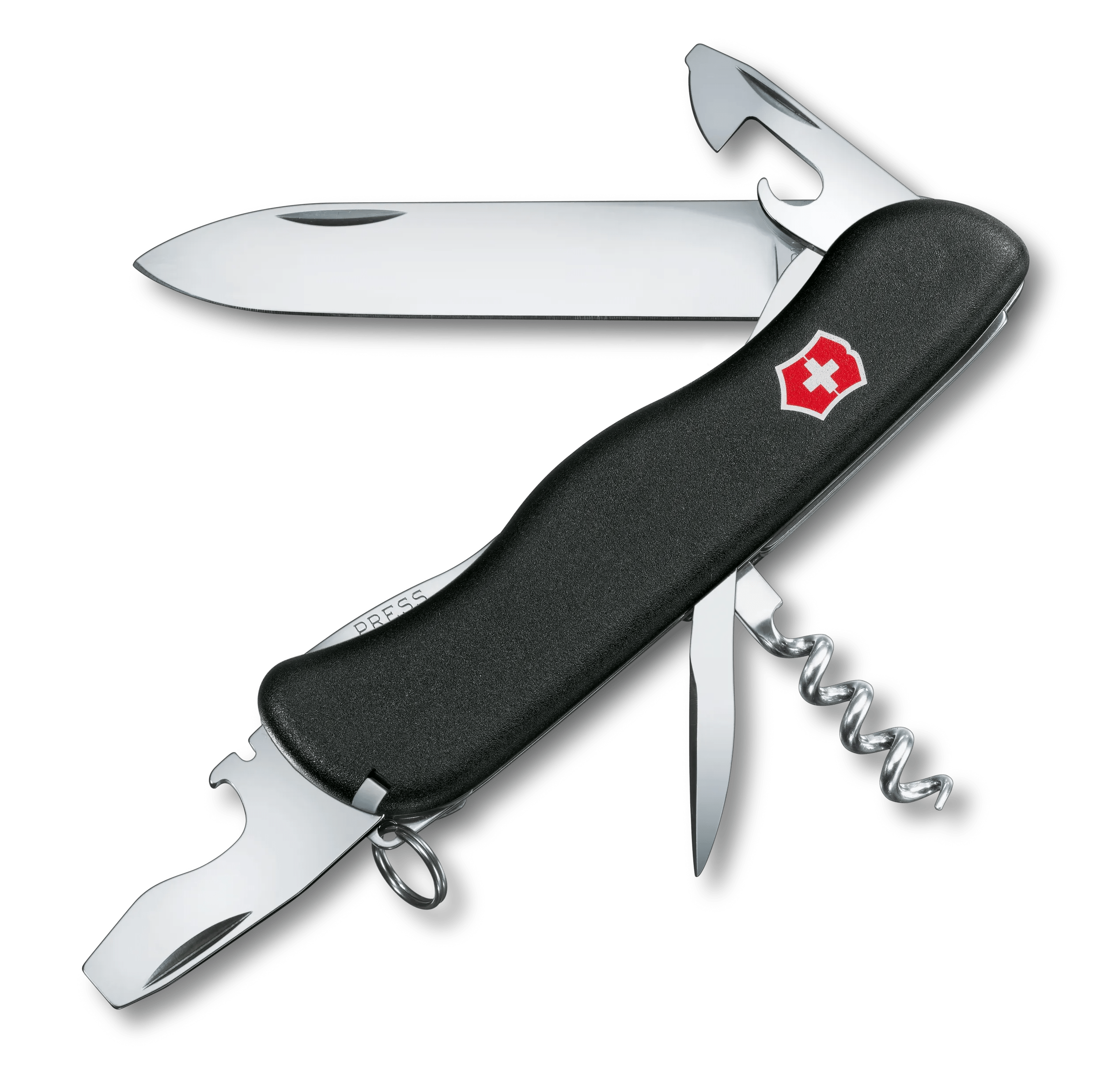 Navaja De Bolsillo Victorinox Sentinel Bloqueable 0.8413.3 Color Negro