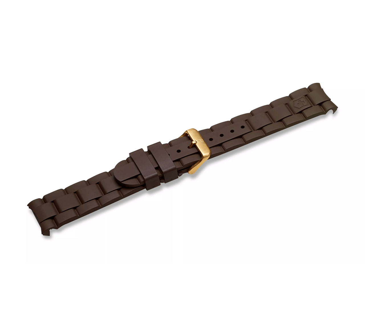 Brown rubber strap with buckle - null