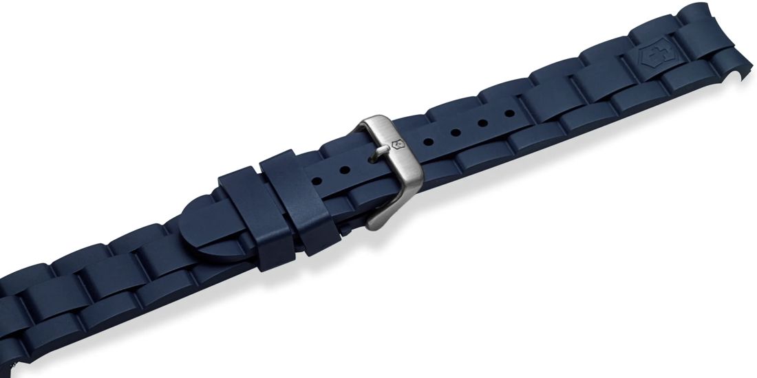 Victorinox Maverick GS Blue Rubber Strap with Buckle in Maverick