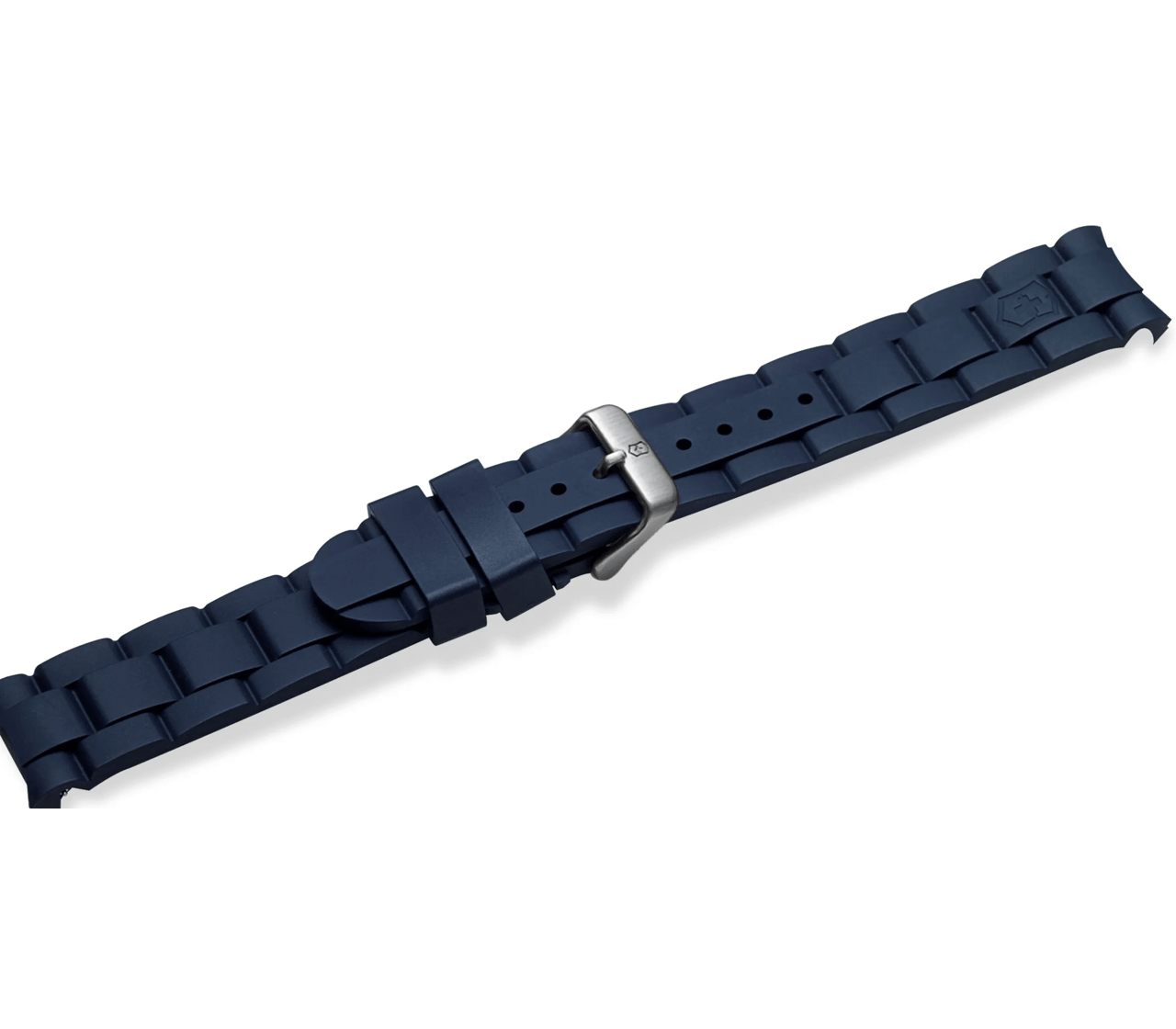 Blue rubber strap with buckle - null