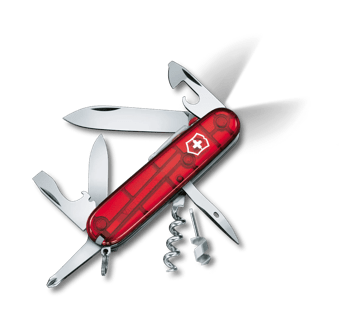 Victorinox Compact Red - Swiss Army Pocket Knife 91 mm - 15 Tools -  Pocketknives 