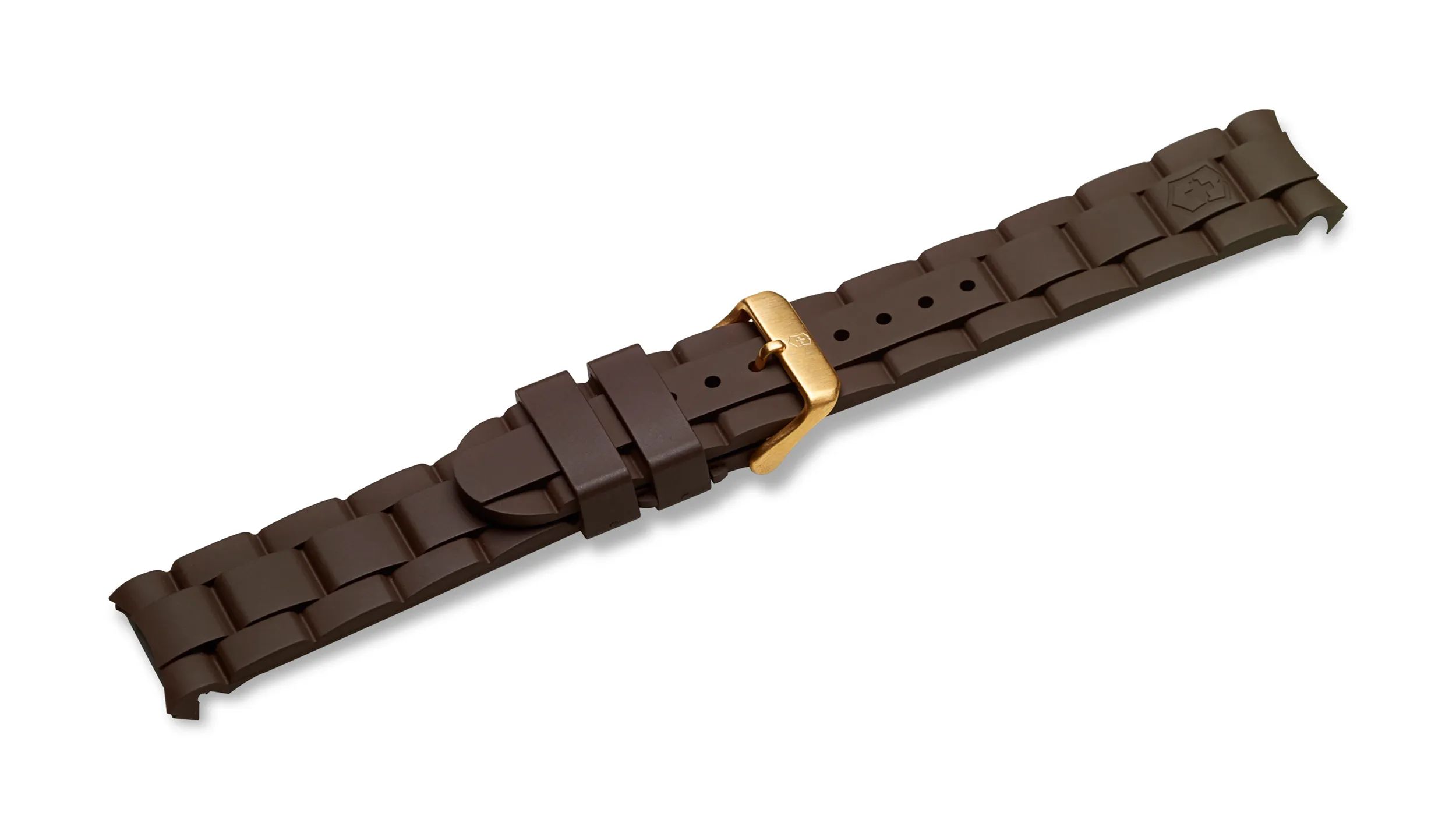 Victorinox Maverick GS Brown Rubber Strap with Buckle in Maverick GS Brown Rubber Strap with Buckle 004836