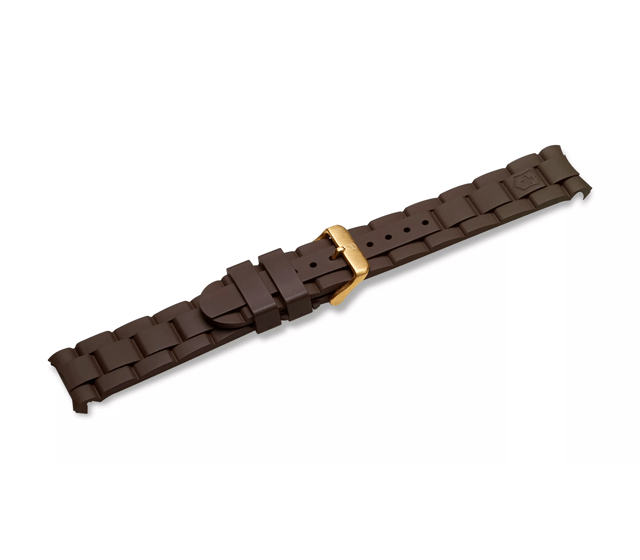 Maverick GS - Brown Rubber Strap with Buckle-004836