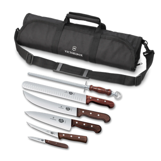 Victorinox Swiss Classic 7 Piece BBQ Set in black - 7.4012.7-X1