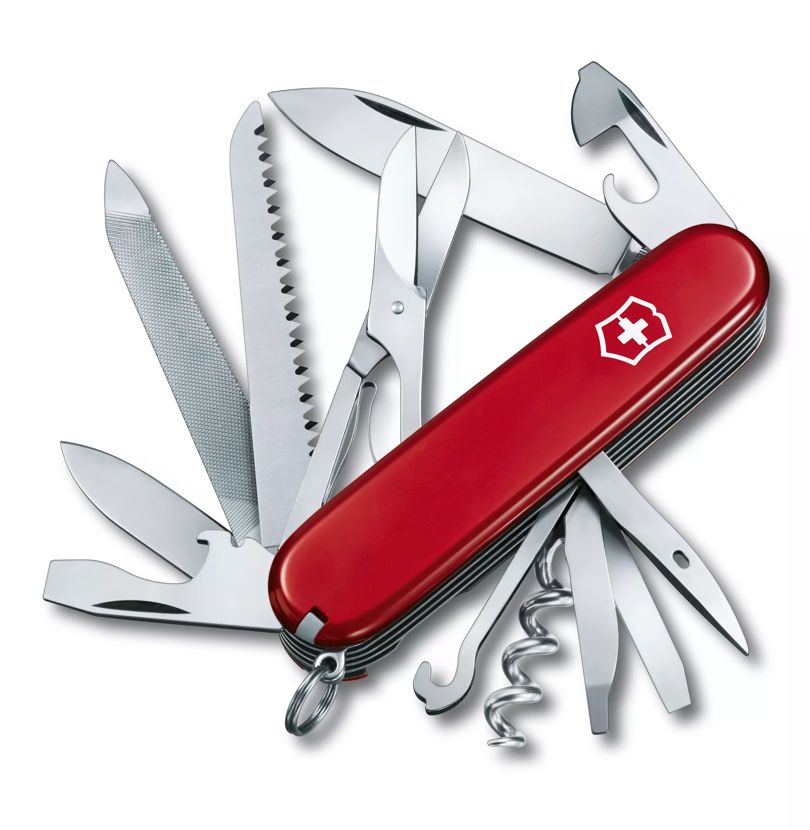 Victorinox Ranger Red 21 Function Swiss Army Knife, Camping Tools, Camping, Outdoor