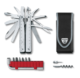 Victorinox Swiss Tool Spirit X Plus Ratchet in Includes leather pouch 3.0236.L