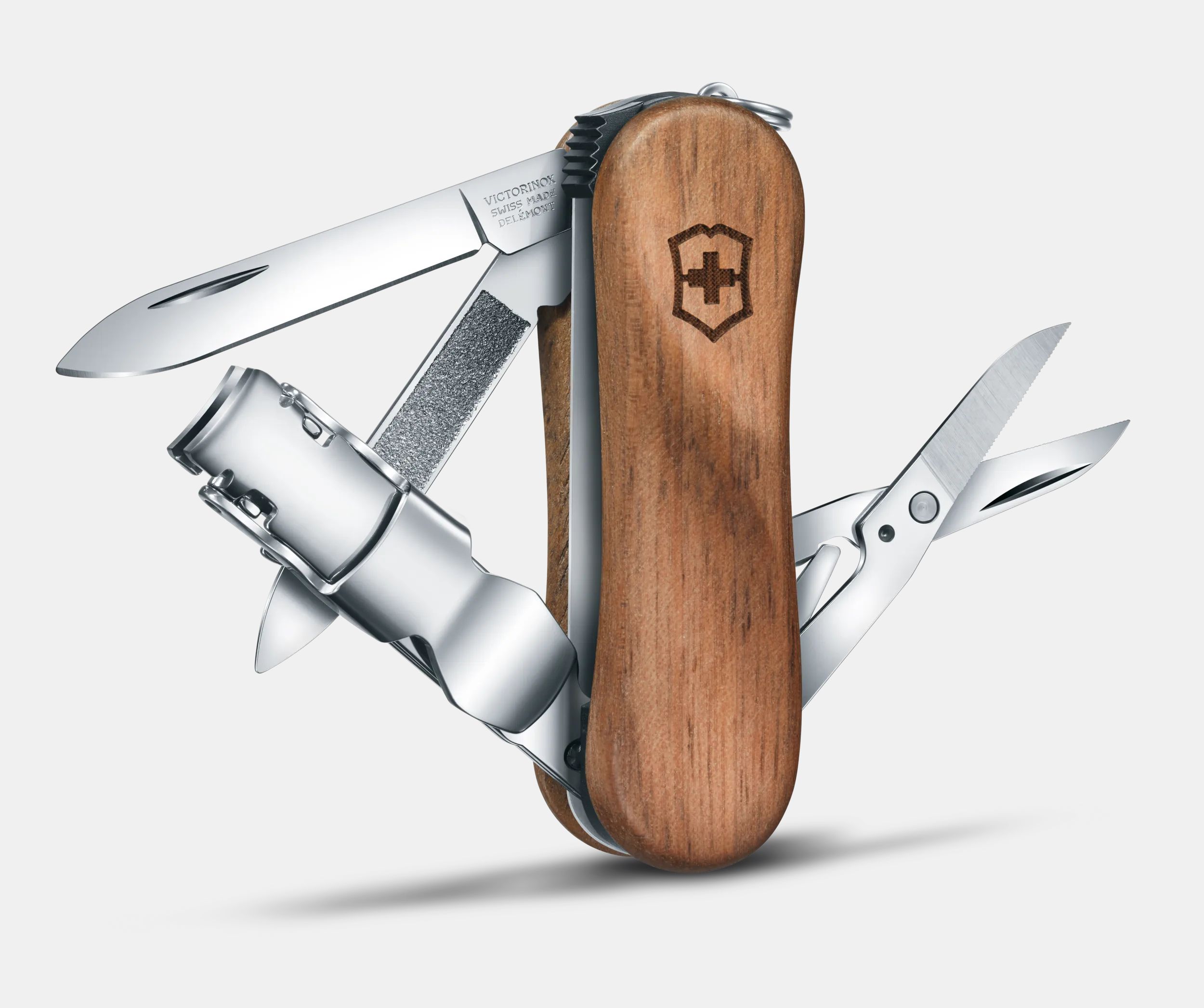 Victorinox Nail Clip 580 Wood in Walnut wood 0.6461.63