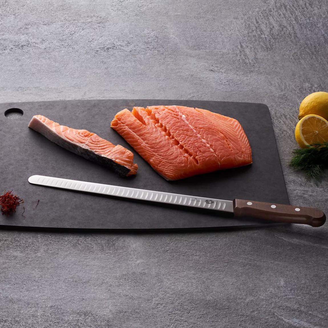 El cuchillo para salmón