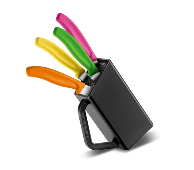 Swiss Classic Steak and Pizza Knife Block, 4 pieces-6.7126.4