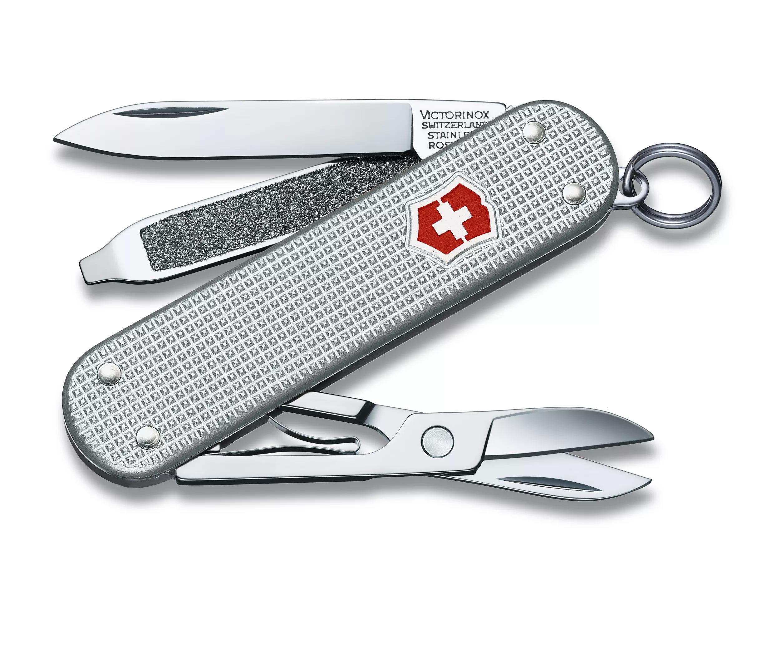 Victorinox Farmer X Swiss Army Knife Silver Alox Aluminum (3.75 Satin) -  Blade HQ