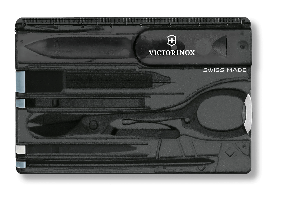 Victorinox スイスカード クラシック ブラック トランスペアレント