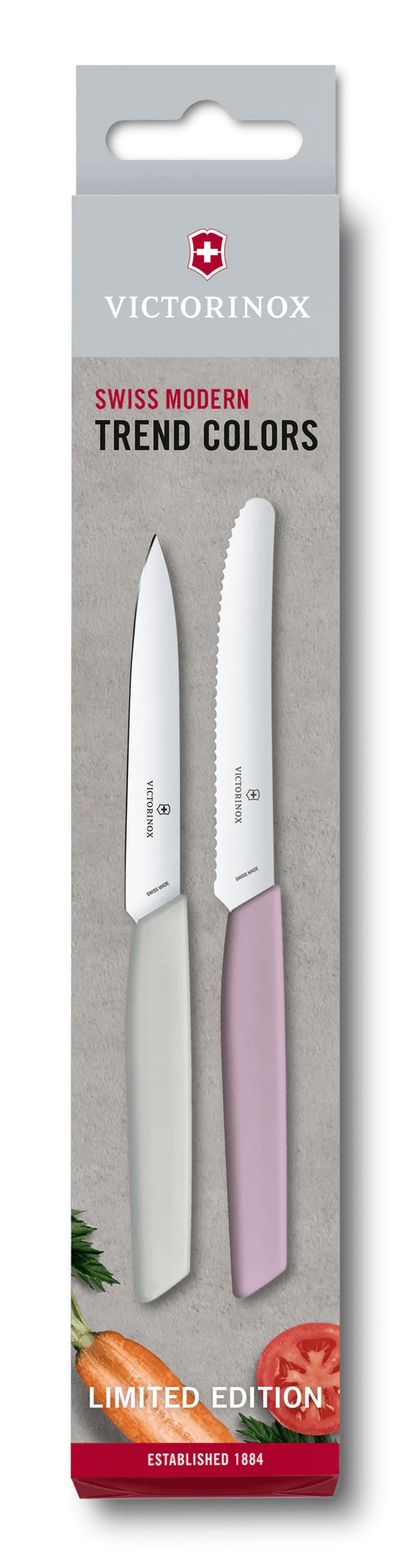 Swiss Modern Paring Knife Set, 2 pieces-6.9096.2L2