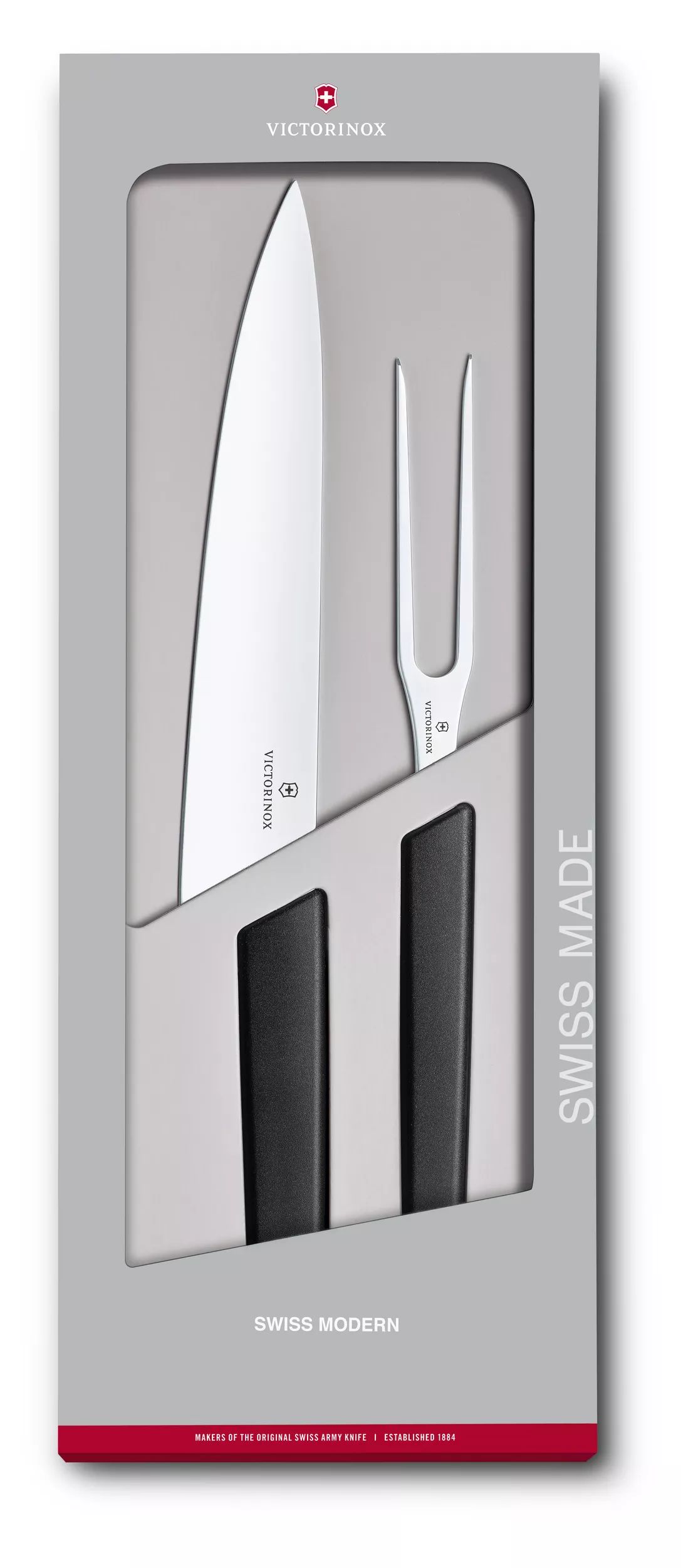 瑞士现代系列切肉刀 2 件套-6.9093.21G