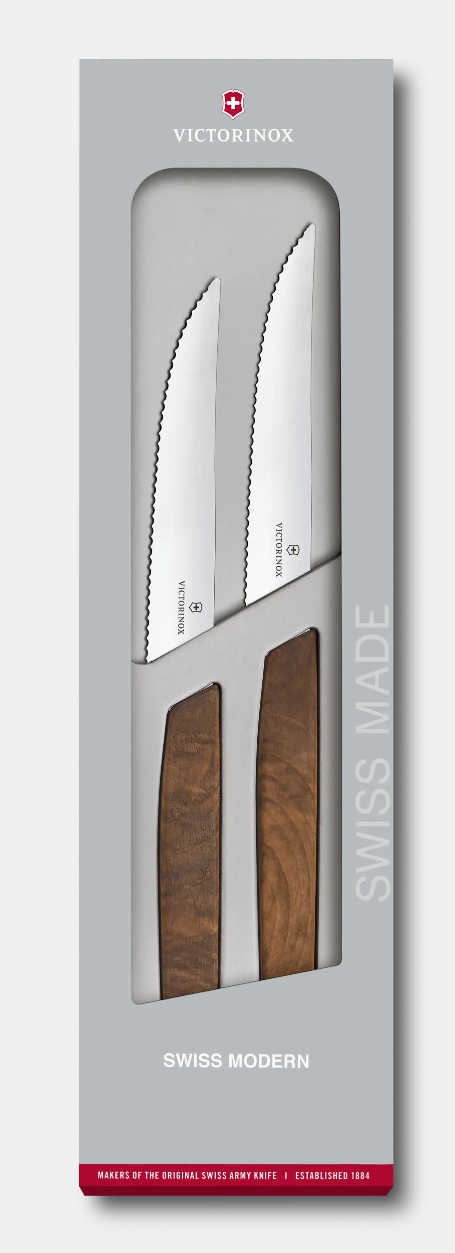 Swiss Modern Steak Knife Set wavy edge