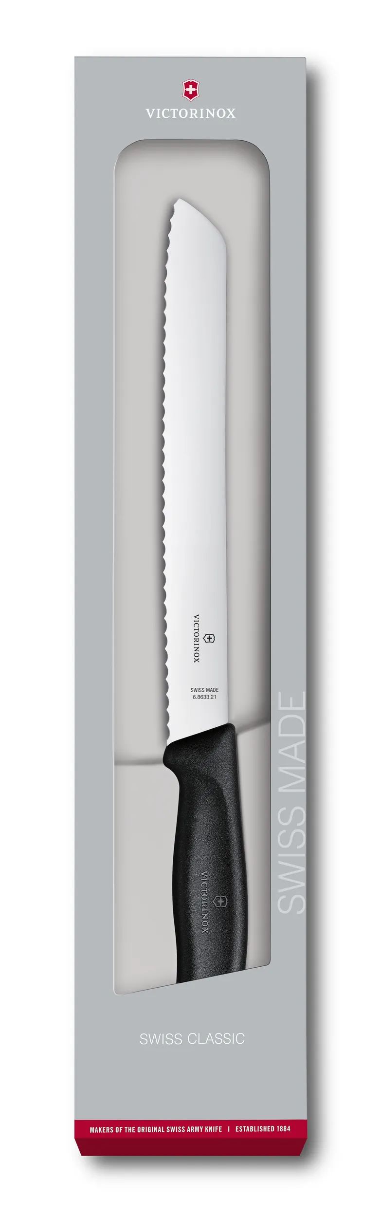 Victorinox Swiss Classic Bread Knife in black 6.8633.21G