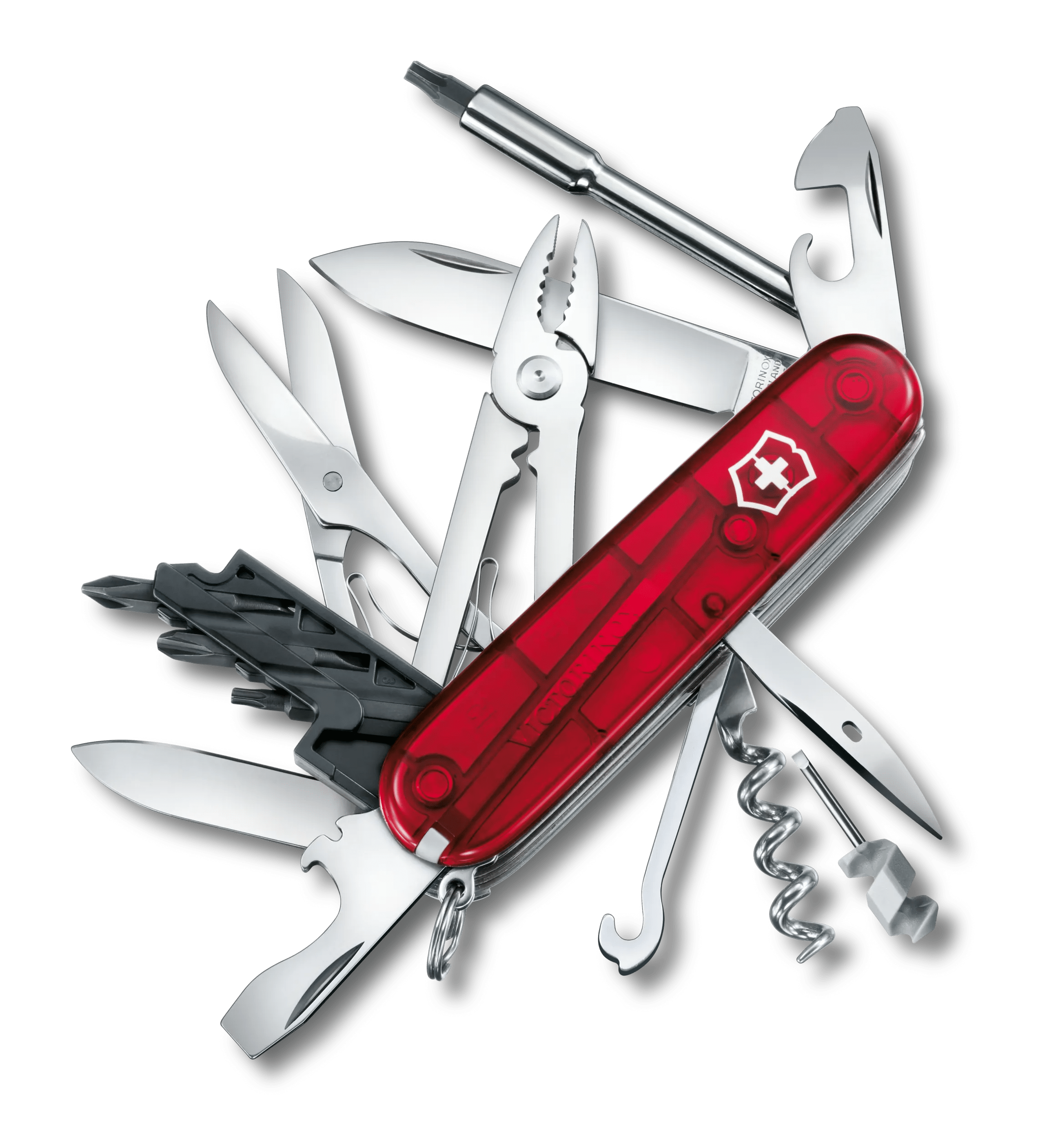 Victorinox レッド トランスペアレント -