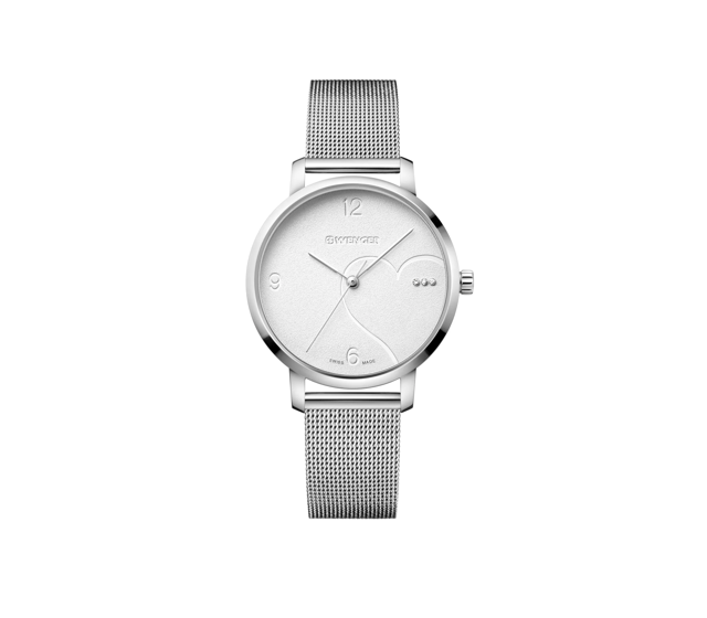 Wenger Metropolitan Donnissima in Silver white 38 mm 01.1731.108