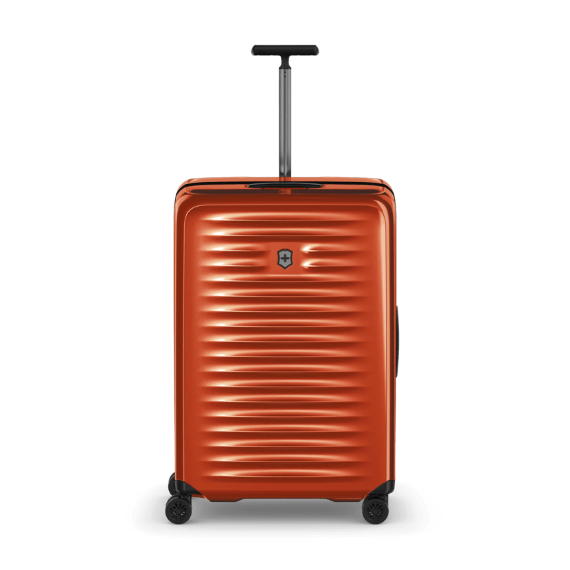 Orange hard cheap case luggage