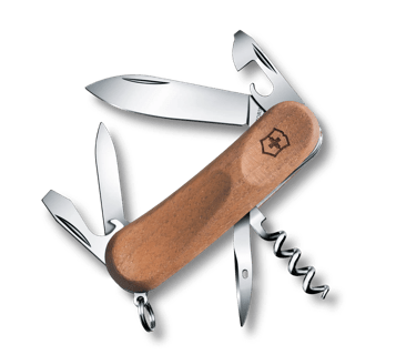 Victorinox Swiss Army Farmer Pocket Knife (Silver Alox Ribbed) , 93mm