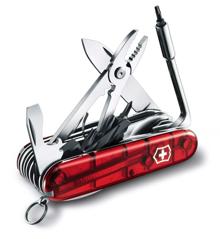 Victorinox Compact Multitool Pocket Knife 1.3405 (Red)