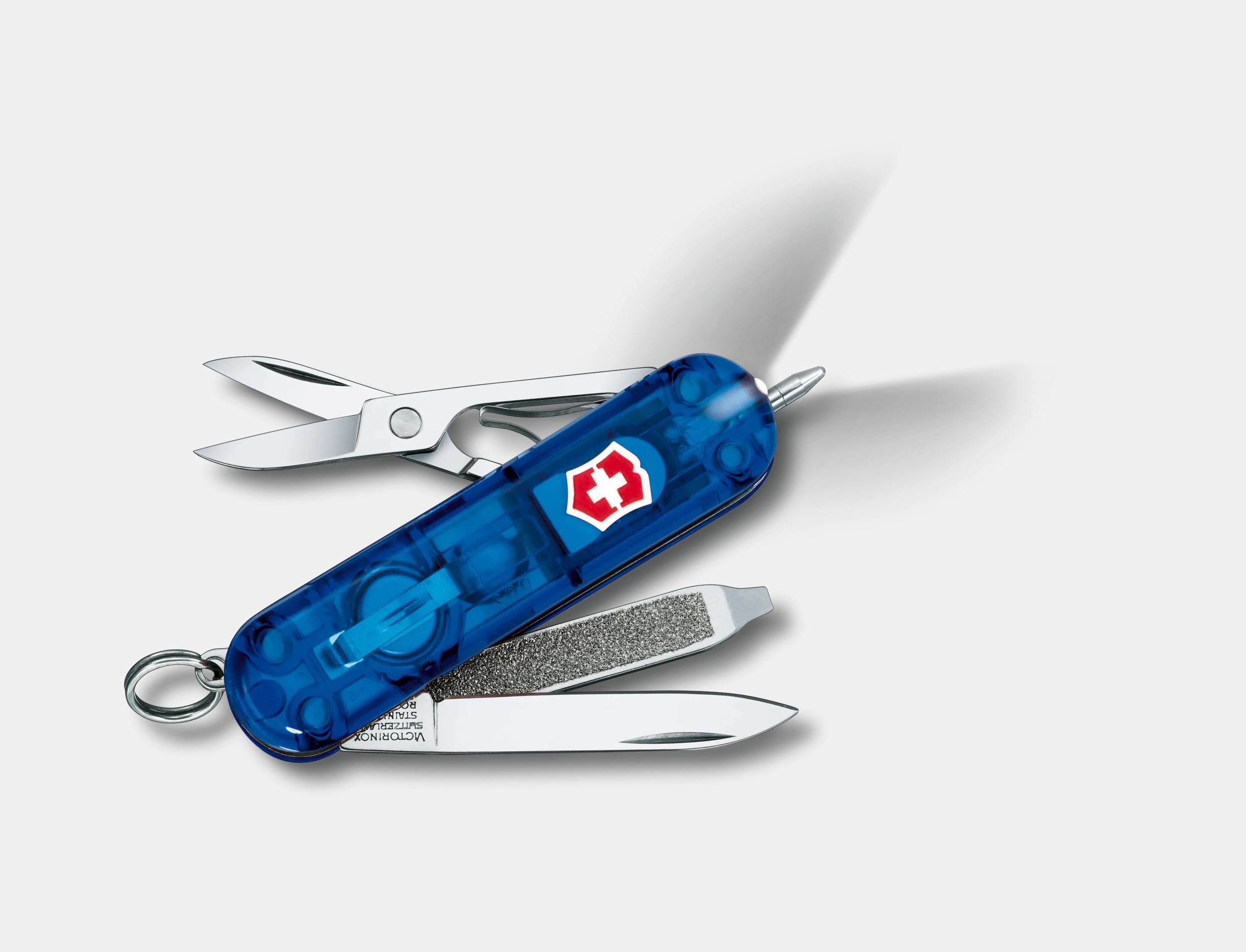 Victorinox Signature Lite in blue transparent 0.6226.T2