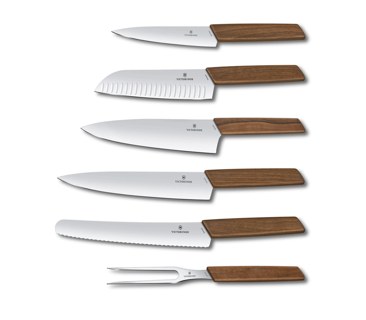 Modern Knife Block, 6 Pieces - null