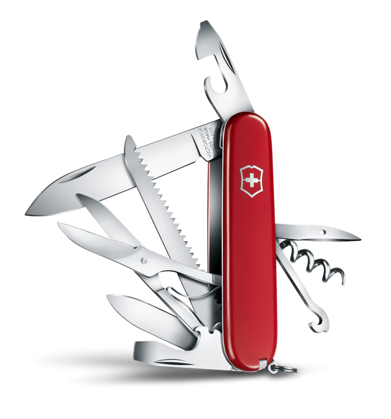 Victorinox Huntsman 15-Function 3-1/2 In. Red Swiss Army Knife