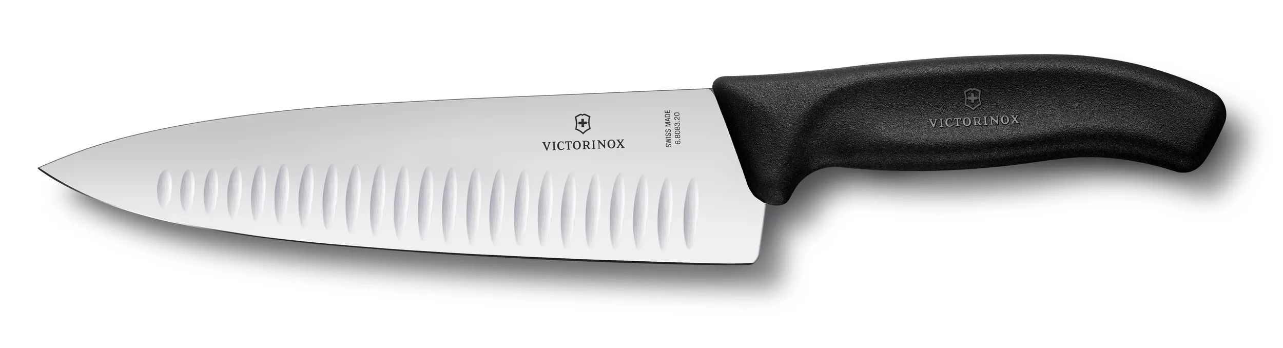 SwissClassic Carving Knife 8-inch, fluted edge-6.8083.20G