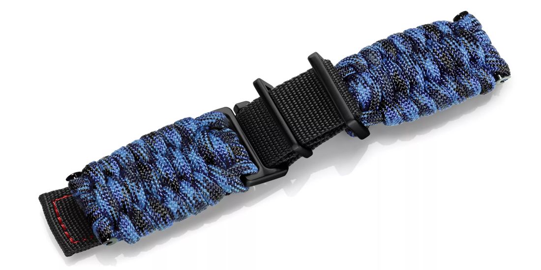 Blue Camo paracord  with buckle-005709